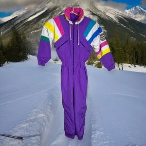 Vintage Pristine Mistral Color Block Ski Suit (Sample Not To Be Sold) Size M